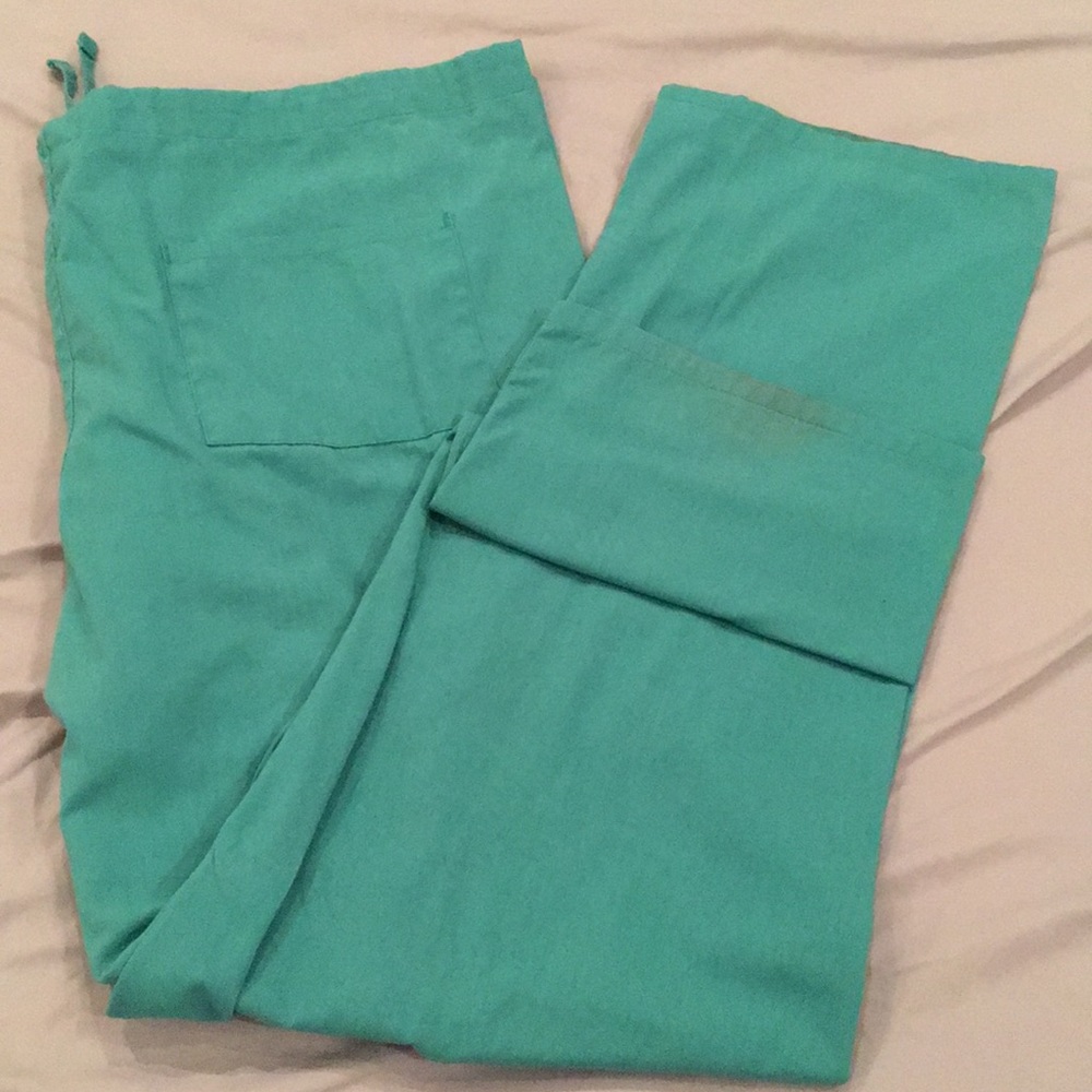 Unisex drawstring scrub pants